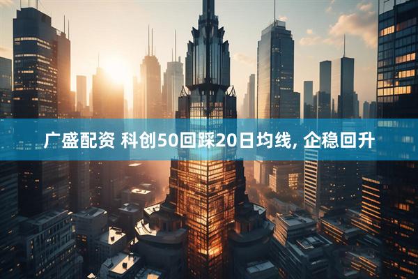 广盛配资 科创50回踩20日均线, 企稳回升